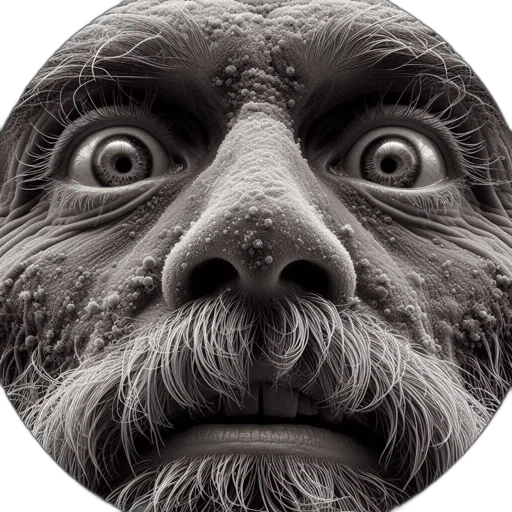 face, mask, creature, animal transparent PNG cut-out
