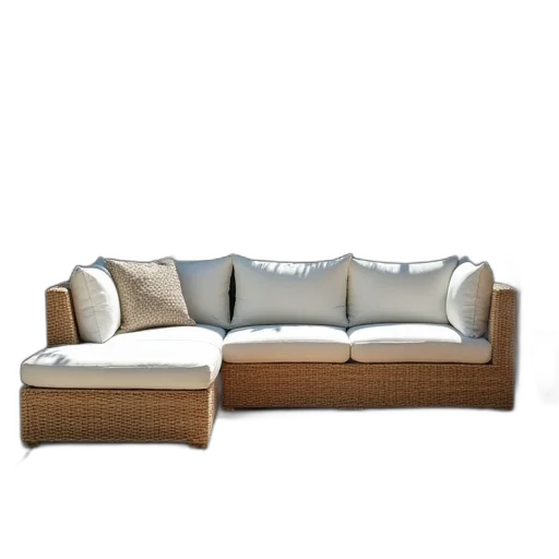 furniture, 3d render, photorealistic, earth tones transparent PNG cut-out
