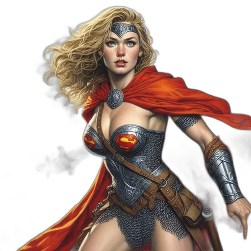 comic book art, fantasy art, concept art, photorealistic transparent PNG cut-out