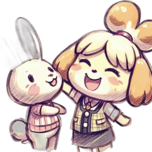 staff, watercolor, concept art, cartoon transparent PNG cut-out