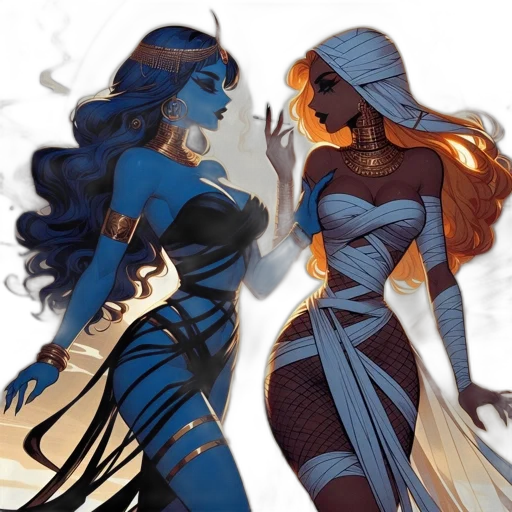 concept art, comic book art, fantasy art, anime transparent PNG cut-out