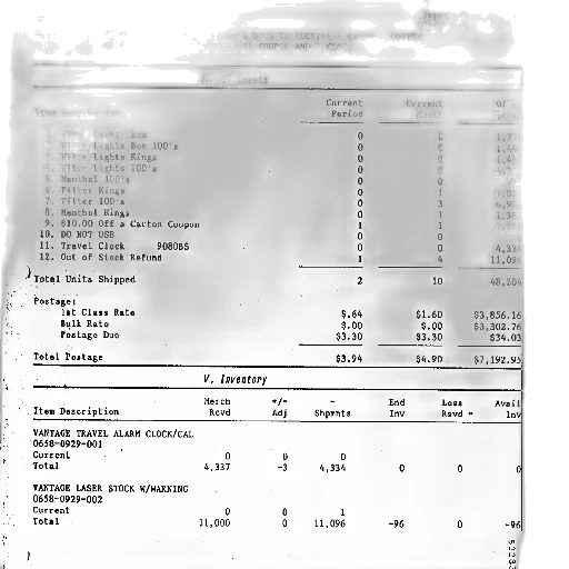 document, titled, shipments, various transparent PNG cut-out