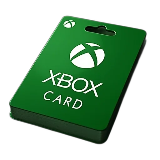 3d render, xbox, gift, card transparent PNG cut-out