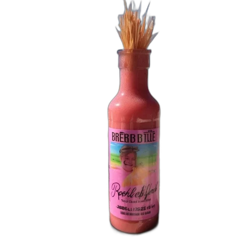 hair, bottle, staff, 3d render transparent PNG cut-out