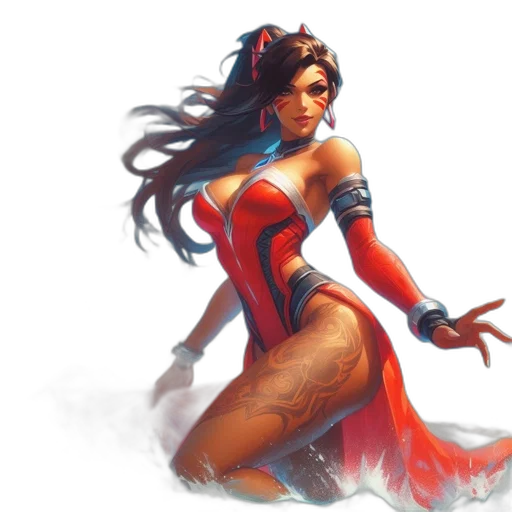 dress, concept art, fantasy art, comic book art transparent PNG cut-out