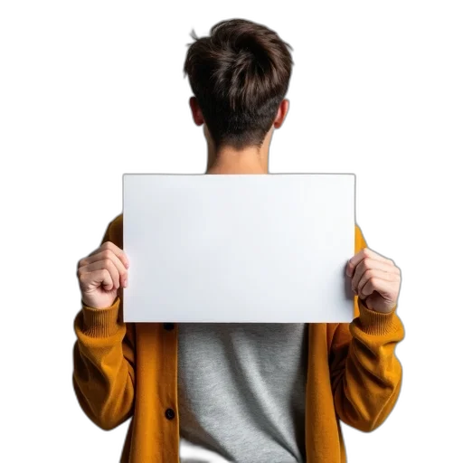 jacket, face, staff, robot transparent PNG cut-out
