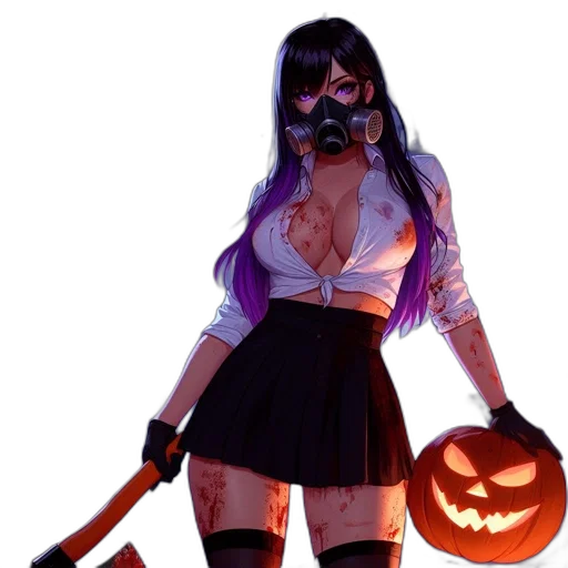 mask, staff, concept art, fantasy art transparent PNG cut-out