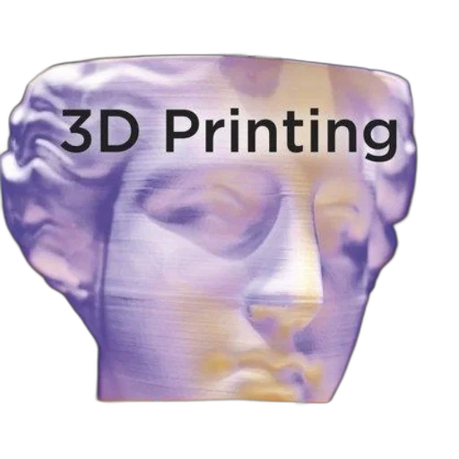 face, robot, 3d render, vaporwave transparent PNG cut-out