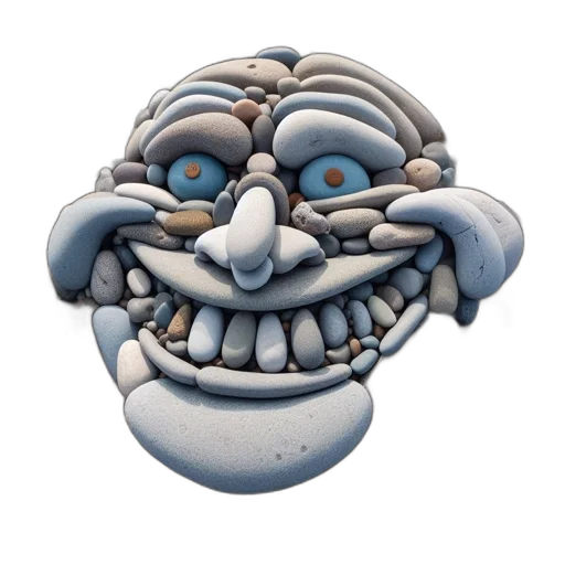 face, mask, creature, robot transparent PNG cut-out