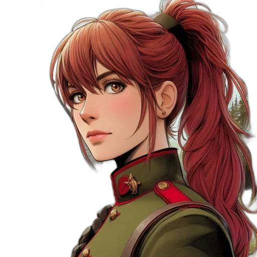 face, staff, jacket, crown transparent PNG cut-out