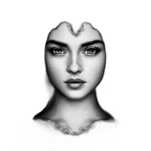 face, crown, jewelry, mask transparent PNG cut-out