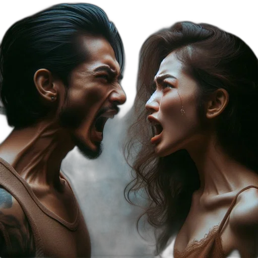 face, photorealistic, oil painting, concept art transparent PNG cut-out