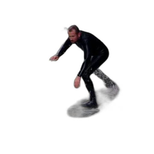staff, jacket, creature, shoes transparent PNG cut-out
