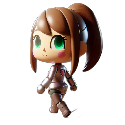 staff, robot, weapon, 3d render transparent PNG cut-out