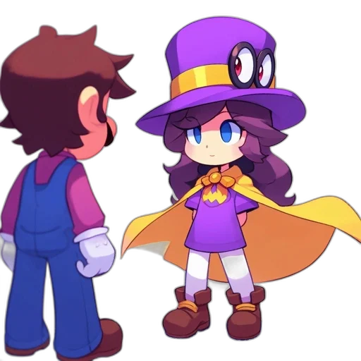 hat, staff, crown, dress transparent PNG cut-out