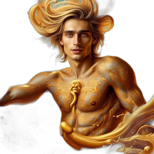 hair, fantasy art, photorealistic, concept art transparent PNG cut-out