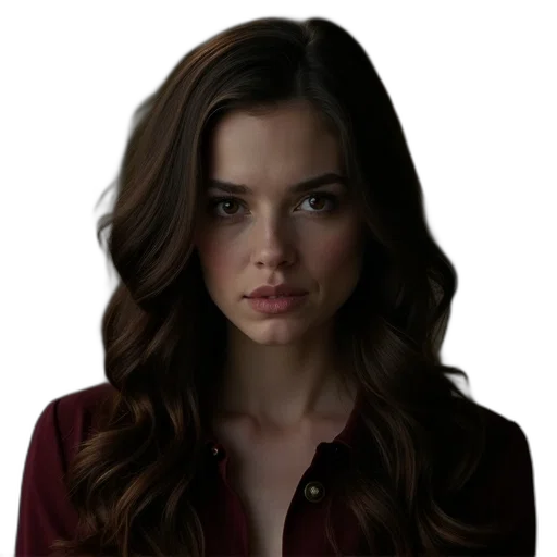 face, crown, hair, staff transparent PNG cut-out