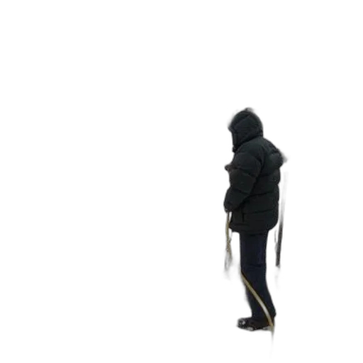 jacket, staff, mask, creature transparent PNG cut-out