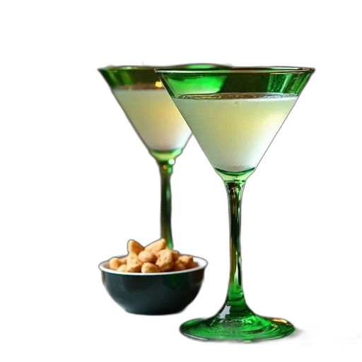 food, 3d render, photorealistic, green transparent PNG cut-out