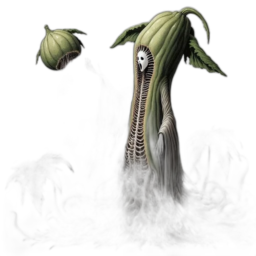 staff, creature, hair, weapon transparent PNG cut-out