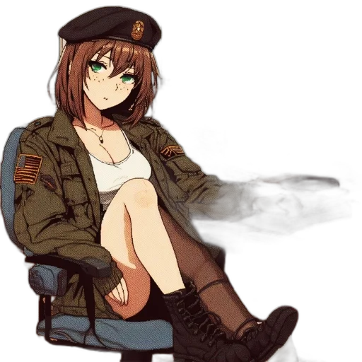 jacket, weapon, hat, dress transparent PNG cut-out