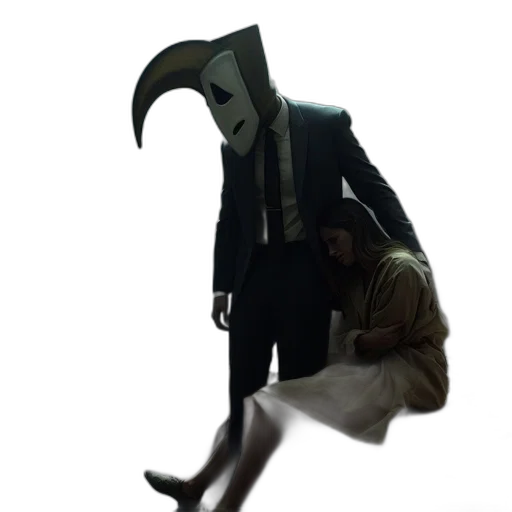 mask, creature, robot, umbrella transparent PNG cut-out