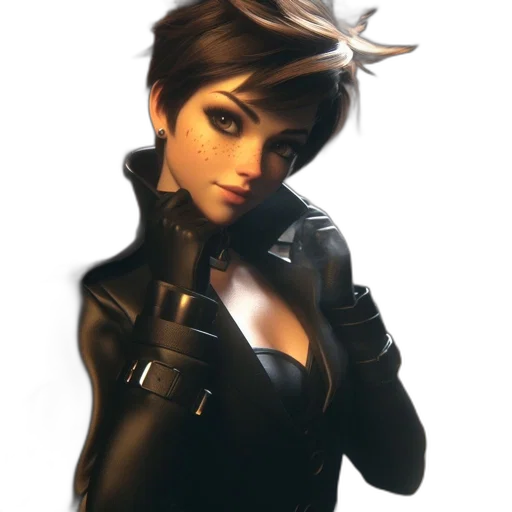 jacket, weapon, face, concept art transparent PNG cut-out