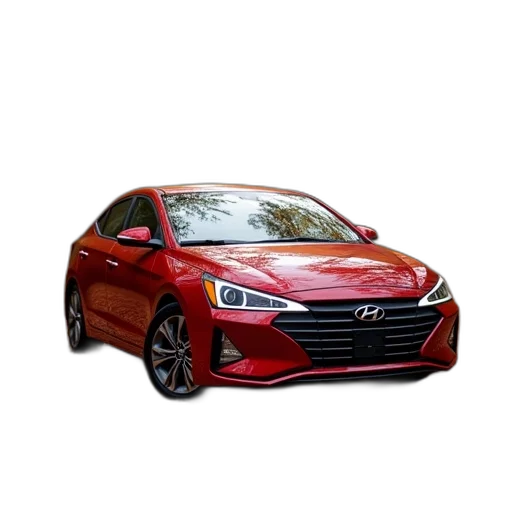 car, photorealistic, 3d render, red transparent PNG cut-out