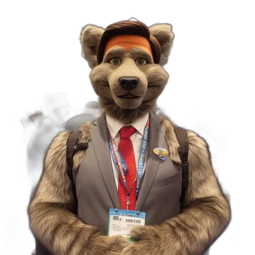 staff, animal, jacket, mask transparent PNG cut-out