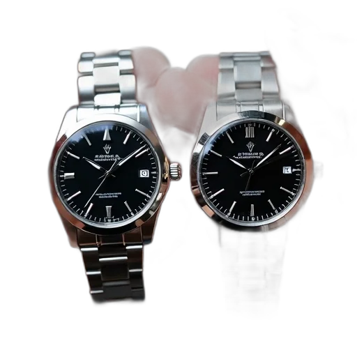 jewelry, two, identical, luxury transparent PNG cut-out