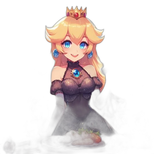 crown, staff, dress, weapon transparent PNG cut-out