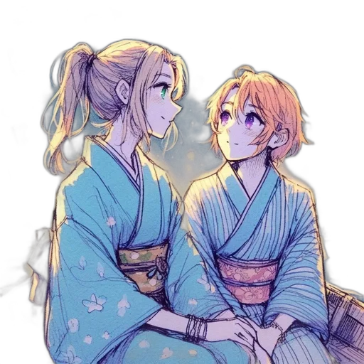 watercolor, anime, concept art, fantasy art transparent PNG cut-out