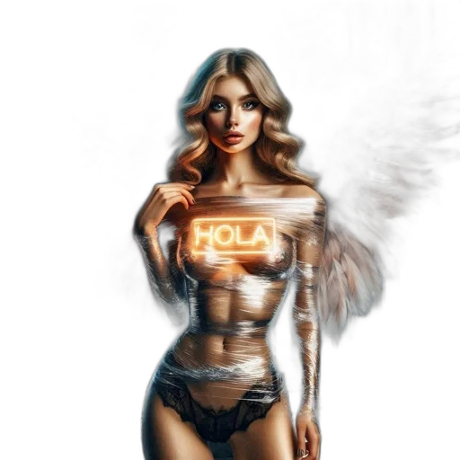 fantasy art, concept art, comic book art, photorealistic transparent PNG cut-out