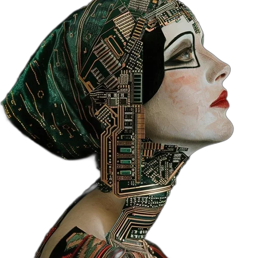 mask, hat, robot, jewelry transparent PNG cut-out