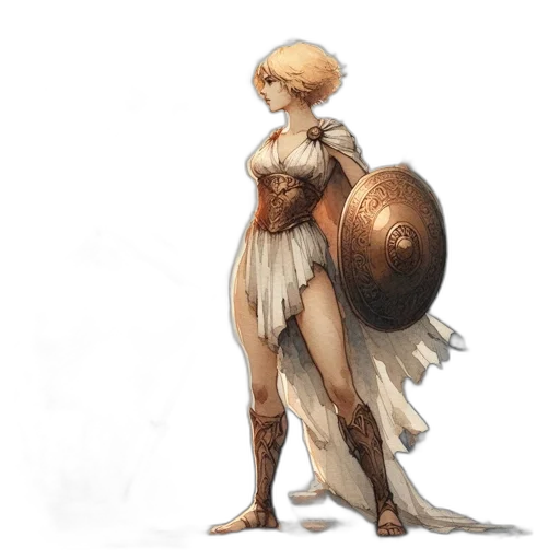 sword, weapon, staff, dress transparent PNG cut-out