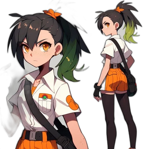 staff, jacket, dress, weapon transparent PNG cut-out