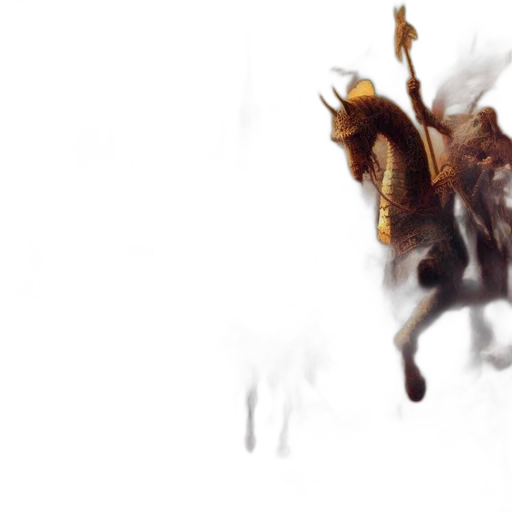 dragon, animal, sword, weapon transparent PNG cut-out