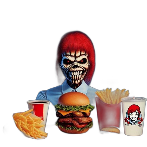 food, robot, creature, face transparent PNG cut-out