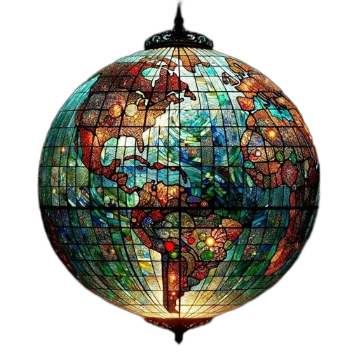 umbrella, pixel art, outer space, earth tones transparent PNG cut-out