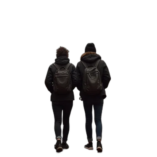 jacket, hat, umbrella, 3d render transparent PNG cut-out