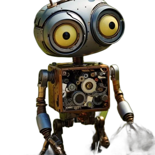 robot, animal, staff, creature transparent PNG cut-out