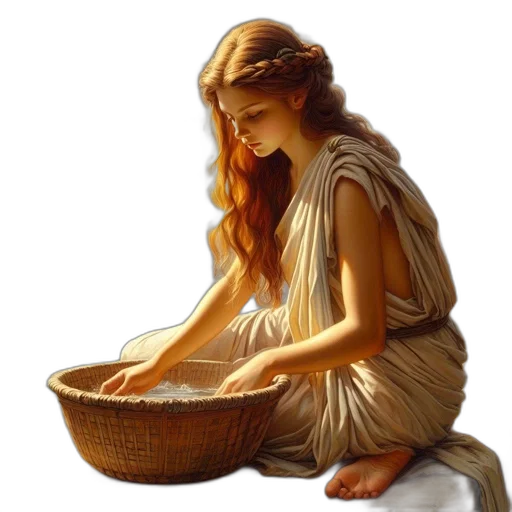 food, jewelry, dress, oil painting transparent PNG cut-out
