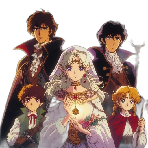 crown, staff, anime, concept art transparent PNG cut-out