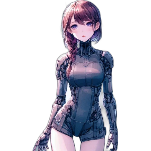 robot, dress, weapon, jacket transparent PNG cut-out