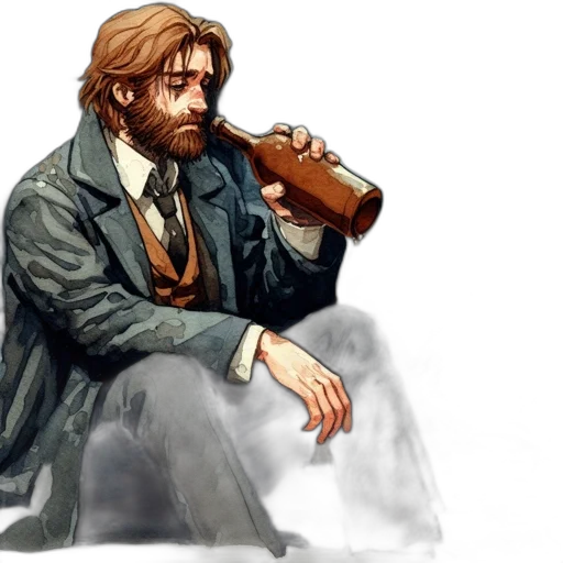 concept art, fantasy art, pixel art, watercolor transparent PNG cut-out