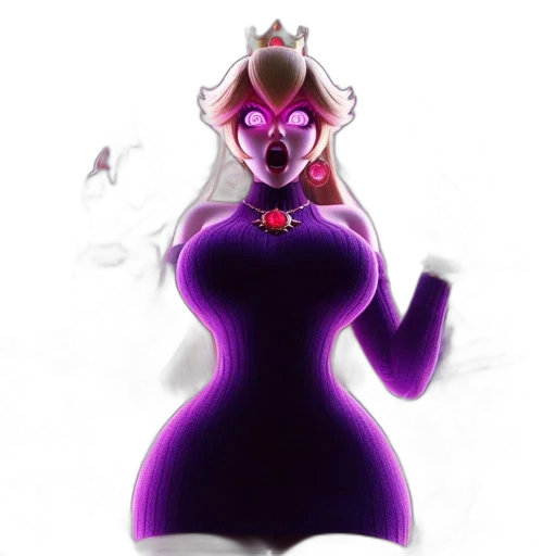 crown, dress, mask, staff transparent PNG cut-out