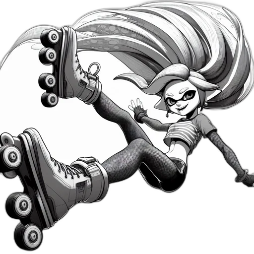 hair, weapon, robot, cartoon transparent PNG cut-out