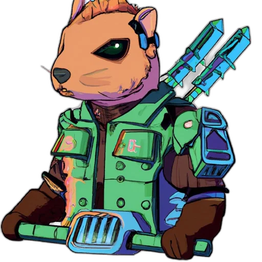 staff, concept art, pixel art, cyberpunk transparent PNG cut-out