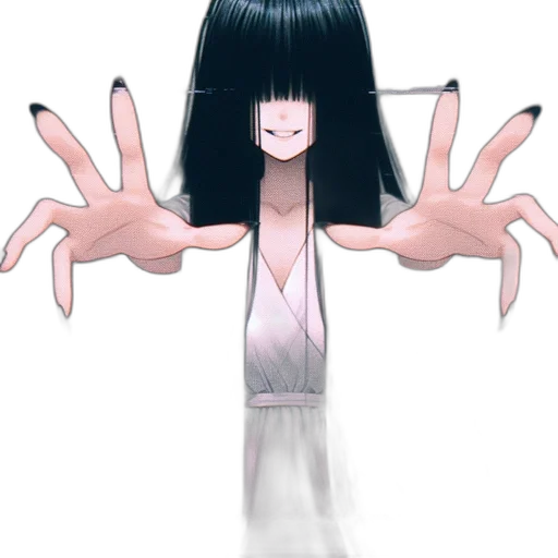 hair, creature, mask, staff transparent PNG cut-out