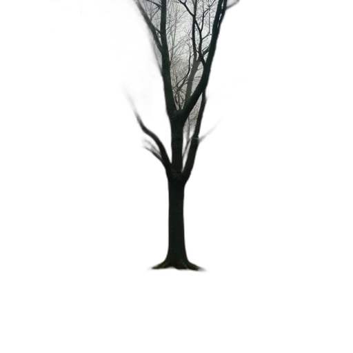 tree, staff, crown, mask transparent PNG cut-out
